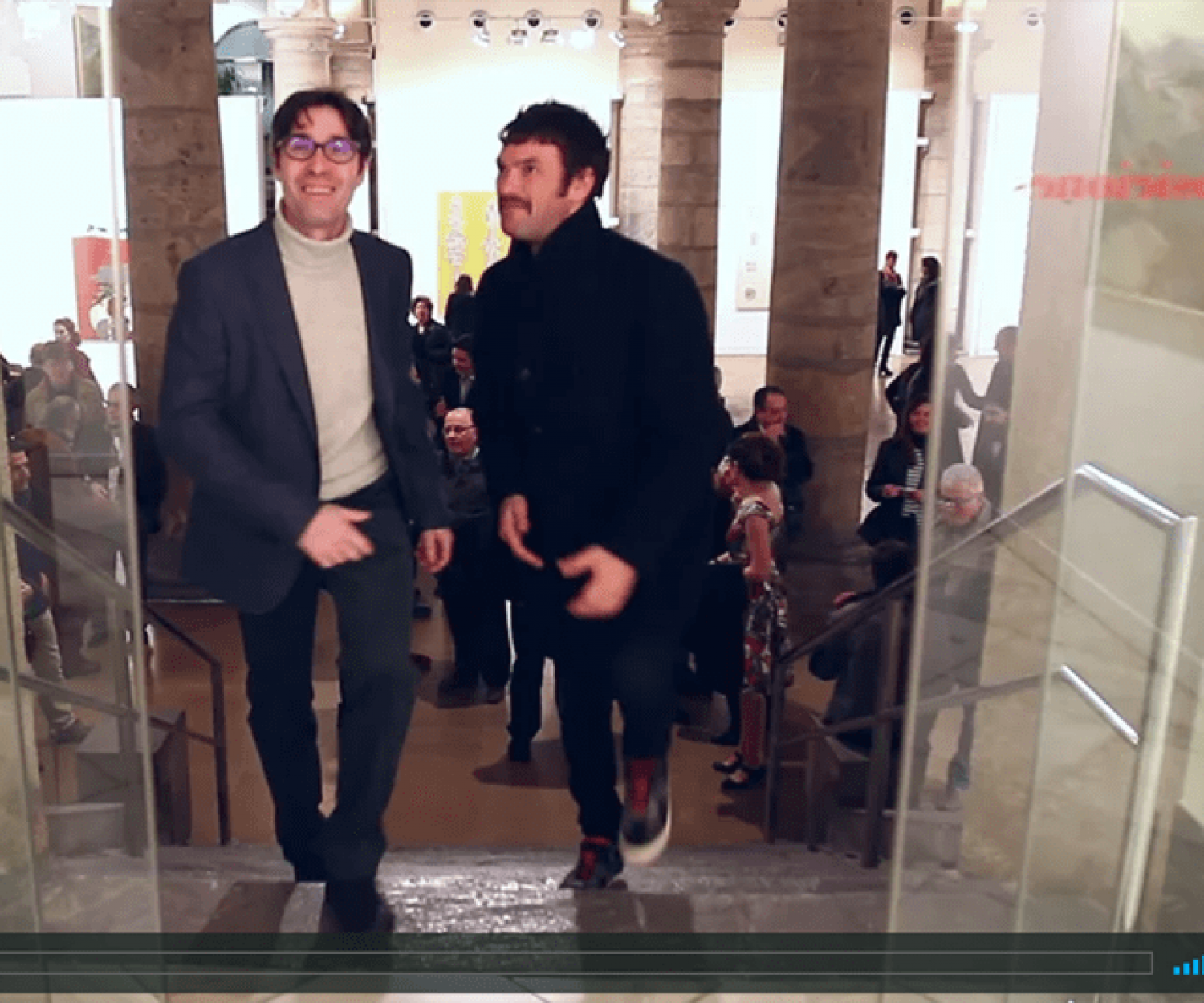 Vídeo inauguración exposición variación sobre el paisaje